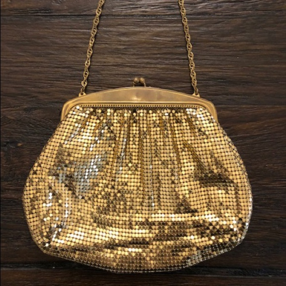 Vintage Whiting & Davis Gold Mesh Purse